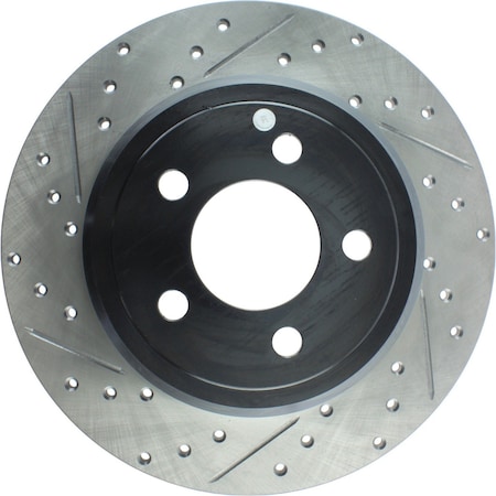 Centric Parts Sport Drilled/Slotted Brake Rotor, 127.63060R 127.63060R
